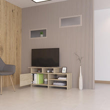 Mueble Multiusos Liena, Beige, Para Televisor de 40 Pulgadas