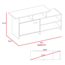 Mueble Multiusos Liena, Beige, Para Televisor de 40 Pulgadas