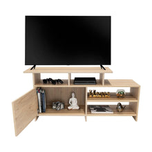 Mueble Multiusos Liena, Beige, para Televisor de 40 Pulgadas