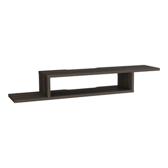 Mesa Para Tv Flotante Dilix, Avellana, con superficie para objetos decorativos