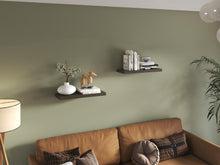 Repisa Flotante Maca X2, Avellana, con espacio para ubicar objetos ZF