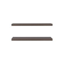 Repisa Flotante Maca X2, Avellana, con espacio para ubicar objetos ZF