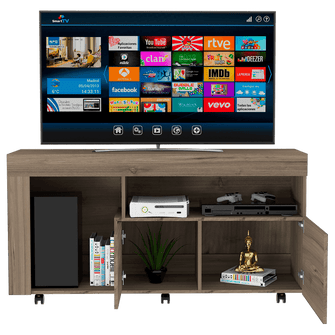 Mesa Para Tv Meira, Moca, con Espacio Para Televisor de Hasta 60 Pulgadas