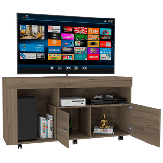 Mesa Para Tv Meira, Moca, con Espacio Para Televisor de Hasta 60 Pulgadas