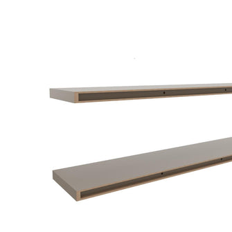 Repisa Flotante Shelf 120, Cocoa X2 Unidades ZF