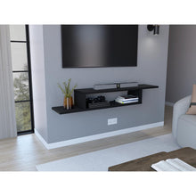 Mesa Para Tv Flotante Dilix, Wengue, con superficie para objetos decorativos ZF