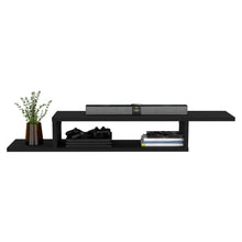 Mesa Para Tv Flotante Dilix, Wengue, con superficie para objetos decorativos ZF