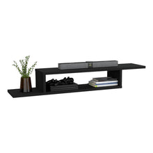 Mesa Para Tv Flotante Dilix, Wengue, con superficie para objetos decorativos ZF
