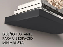 Set de 4 Repisas Flotante Maca, Wengue, con Espacio para Ubicar Objetos