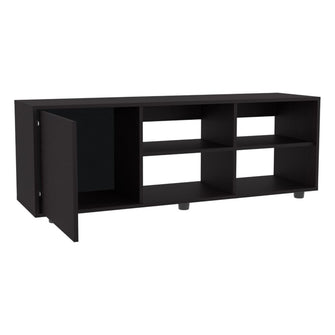 Mesa para TV Adelen, Wengue, con superficie para equipos de audio y video 55" ZF