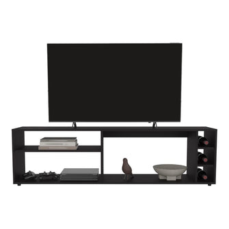 Mesa para TV Sunta, Wengue, con amplios espacios para ubicar dispositivos de entretenimiento 70" ZF