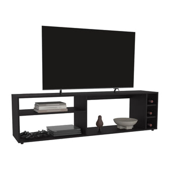 Mesa para TV Sunta, Wengue, con amplios espacios para ubicar dispositivos de entretenimiento 70" ZF