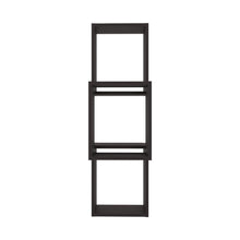 Repisa Pared Seyner, Wengue, Tres cubos con espacio para colocar objetos decorativos ZF