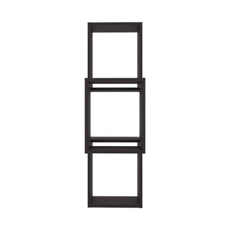 Repisa Pared Seyner, Wengue, Tres cubos con espacio para colocar objetos decorativos ZF