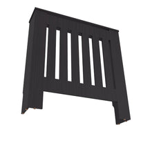 Cubierta para Radiador Linn, Wengue, cuenta con espacio para colocar objetos decorativos ZF