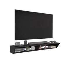 Mesa Para Tv Russel, Kronos Wengue, Flotante Con Espacio Para Ubicar Objetos ZF