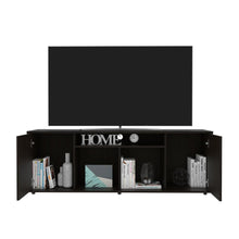 Mesa para TV Panac, Wengue, con puertas abatibles 65" ZF