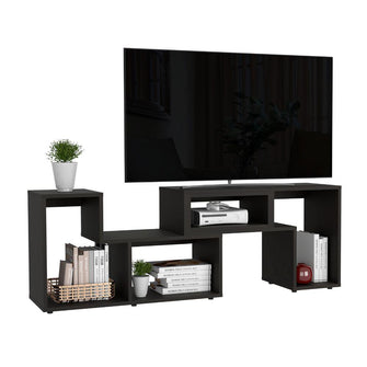 Mueble Multiusos Ascher, Wengue, con Espacio Para Televisor de 50 Pulgadas