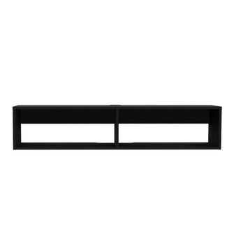 Mesa Para Tv Flotante Rocky, Wengue, Apto pata TV de hasta 45''