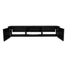 Mesa Para Tv Flotante Gleid, Wengue, con Dos Puertas Abatibles