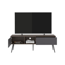 Mesa Para Tv Toronto, Milan y Plata Oscuro, Para Televisor Hasta 70 Pulgadas