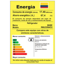 Nevera Mabe Frost Una Puerta 229 Litros Inoxidable