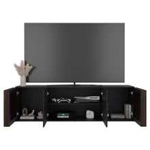 Mesa Para Tv Marron, Nogal Europeo y Wengue, para tv de hasta 70 pulgadas ZF