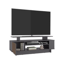 Mesa de Tv Bowie, Plomo y ocaso, Para Televisor Hasta 55 Pulgadas
