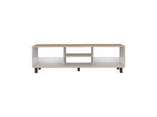 Mesa Para Tv Tunez Beige y Blanco, Para Televisor Hasta 70 Pulgadas ZF