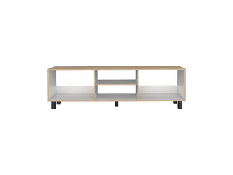 Mesa Para Tv Tunez Beige y Blanco, Para Televisor Hasta 70 Pulgadas ZF