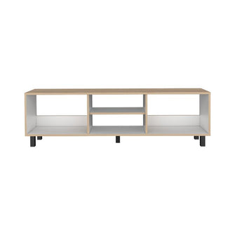 Mesa Para Tv Tunez, Beige y Blanco, Para Televisor Hasta 70 Pulgadas