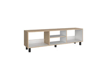 Mesa Para Tv Tunez Beige y Blanco, Para Televisor Hasta 70 Pulgadas ZF