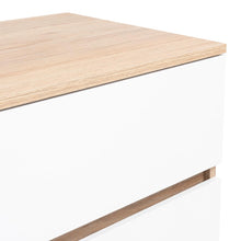 Mesa Para Tv Bored, Cartagena y Blanco, con Espacio Para Televisor de Hasta 60 Pulgadas