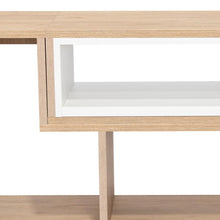 Mesa Para Tv Ascher Beige y Blanco Para Televisor de 50 Pulgadas