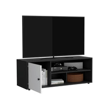 Mesa Para Tv Noah, Wengue y Blanco Duqueza, para tv de hasta 55 pulgadas ZF