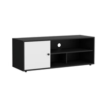 Mesa Para Tv Noah, Wengue y Blanco Duqueza, para tv de hasta 55 pulgadas ZF