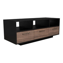 Mesa Para Tv Wema, Wengue y Chocolate, con Espacio Para Televisor y varios entrepaños
