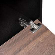 Mesa Para Tv Wema, Wengue y Chocolate, con Espacio Para Televisor y varios entrepaños