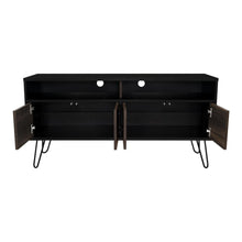 Mesa Para Tv Lara, Wengue y Caoba, Para Televisor de 55 Pulgadas