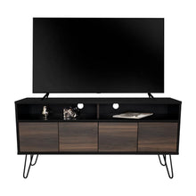 Mesa Para Tv Lara, Wengue y Caoba, Para Televisor de 55 Pulgadas