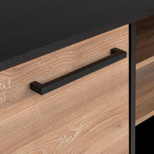 Mesa Para Tv Wesley, Wengue y Miel, con Espacio Para Televisor de 65 Pulgadas