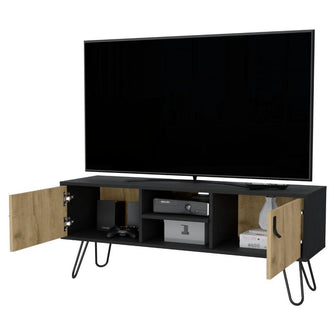 Mesa para TV Huna, Macadamia y Wengue, capacidad para TV de 50'' ZF