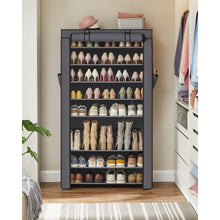 Closet Portátil Zapatero Miek, Gris 27 pares