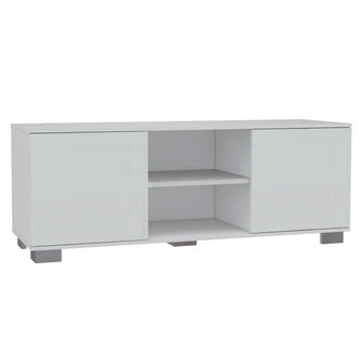 Mesa Para Tv Rayo, Blanco, con Dos Puertas y Un Entrepaño