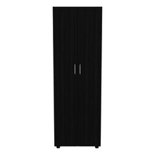 Closet Rayo, Wengue, con Dos Puertas y Tubo En Su Interior    ZF