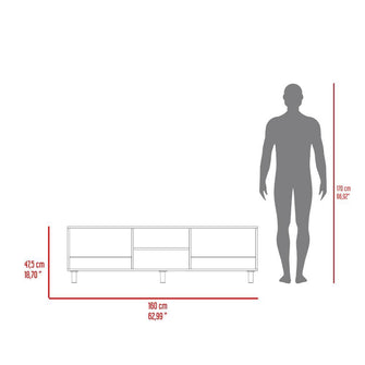 Mesa Para Tv Tunez, Nacar, Para Televisor Hasta 70 Pulgadas