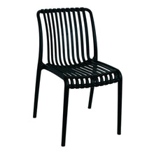 Comedor Redondo Metálico Maiu Negro + 2 Sillas Interior y Exterior