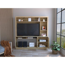 Mesa para Tv Romeo, Café Claro, con Espacio Para Televisor para 55 Pulgadas