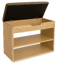 Mueble Organizador Zapatero-Baúl 43x60x30 Madera/Mocca