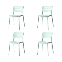 Silla Harriman, Azul claro, Con medio espaldar y diseño minimalista X4